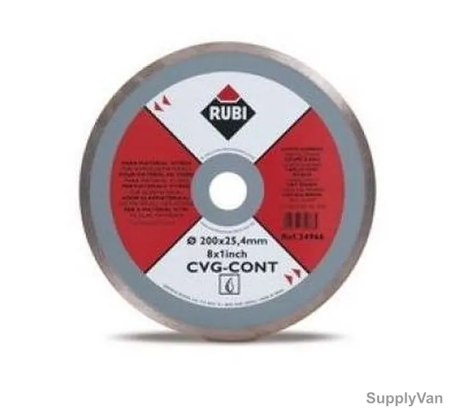 Rubi Continuous Diamond Blade, 034966, 200MM