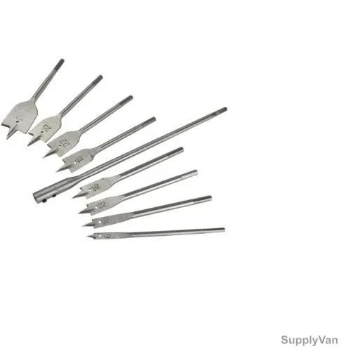 Drill Bit Wood Flat Set, Highway, 40 Set/Carton