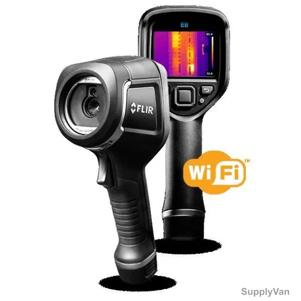 Flir Infrared Camera With Wi-Fi, E8, -20 to 250 Deg.C
