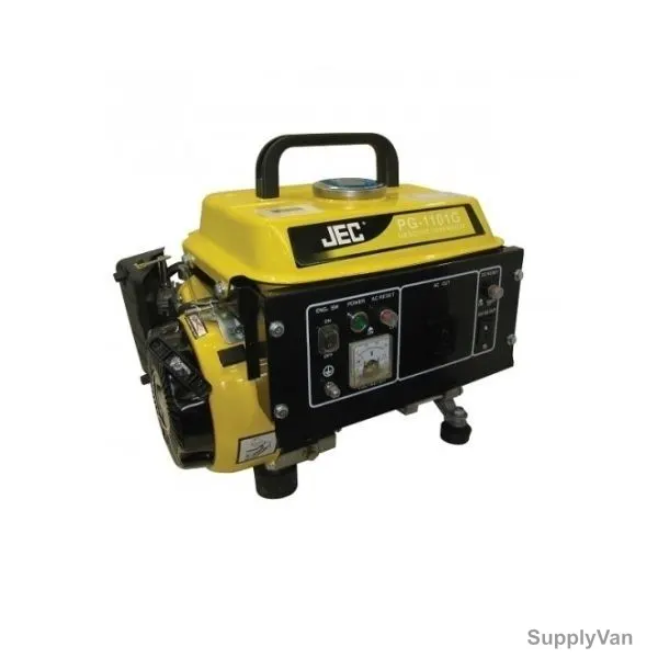 JEC 2.4HP 4 Stroke Gasoline Generator, PG-1101G, Black and Yellow