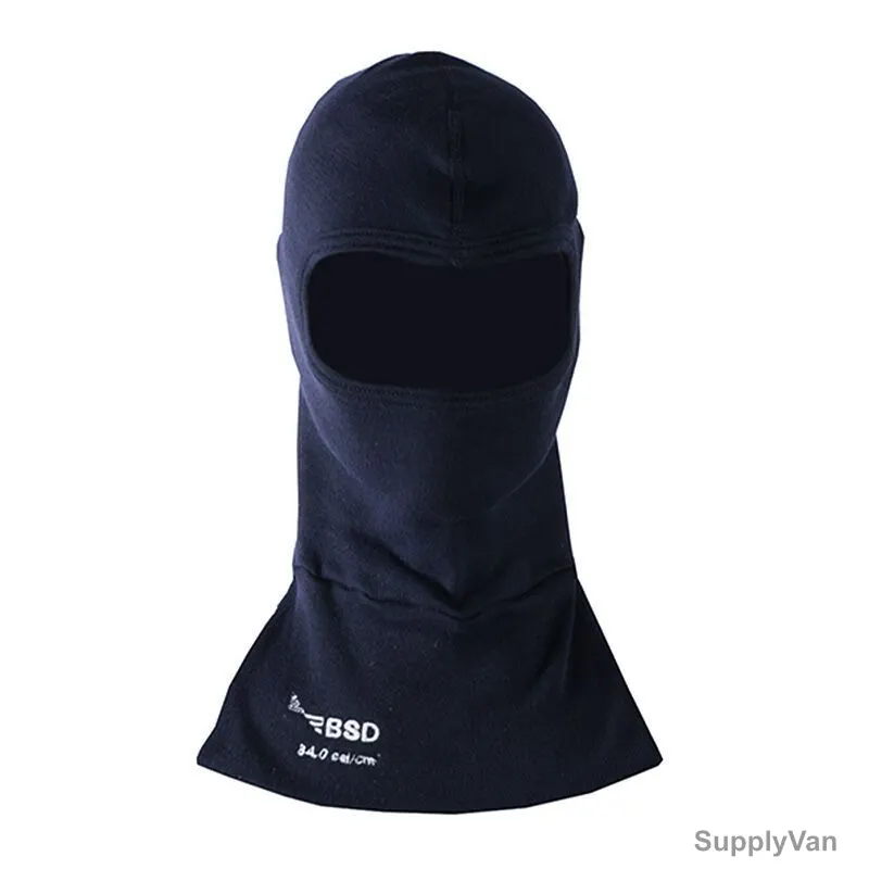 BSD Balaclava Face Open Hood, 34.0 Cal/SQ.CM, Free Size, Dark Blue