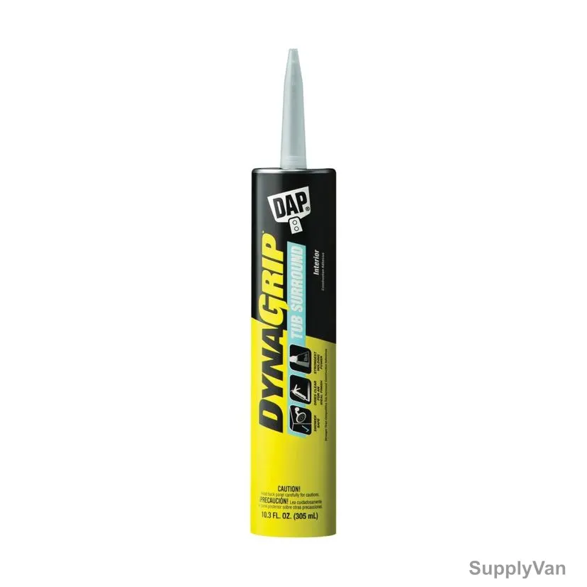 Dap DynaGrip Construction Adhesive, 27521, 10.3 Oz, Clear