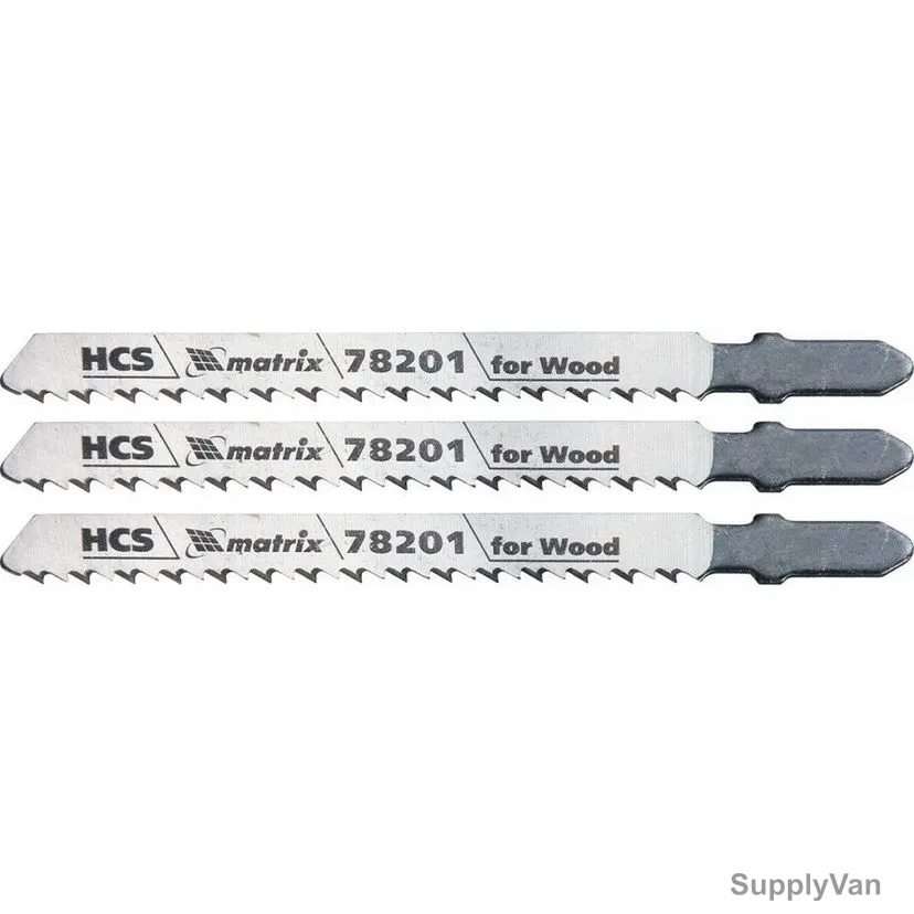 Mtx Jigsaw Blade, 782019, HCS, T101B, 75 x 2.5MM, 3 Pcs/Pack — image 1