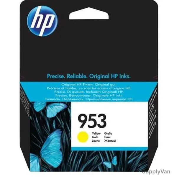 HP 953 Original Ink Cartridge, F6U14AE, 700 Pages, Yellow
