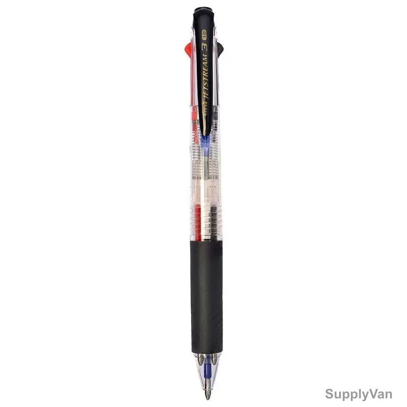 Uni-Ball 3 Color Ball Point Pen, SXE3-400-01, Jetstream, 1.0MM Tip, Multicolor