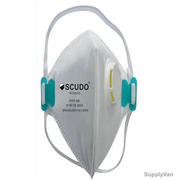 Scudo FFP 2 High Filtration Respiratory Mask, SC-02010, White, 10 Pcs/Pack — image 1