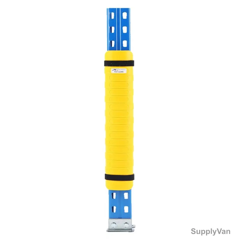 Bito Rack Upright Guard, PGA, Steel, 100MM Width x 500MM Height, Yellow, 3 Pcs/Pack — image 1