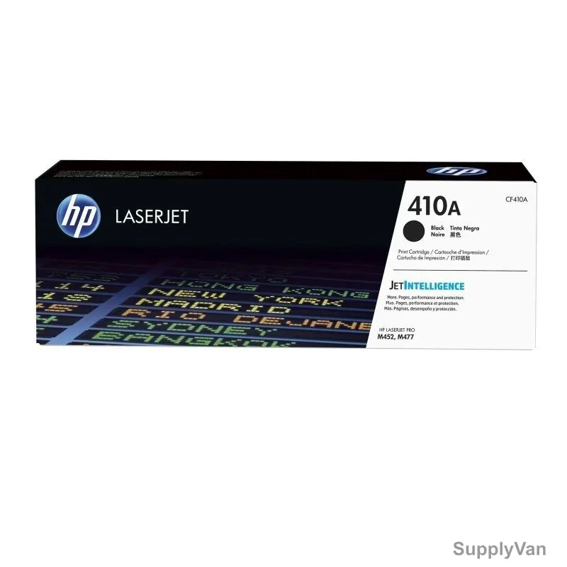 HP Original LaserJet Toner Cartridge, CF410A, 410A, Black
