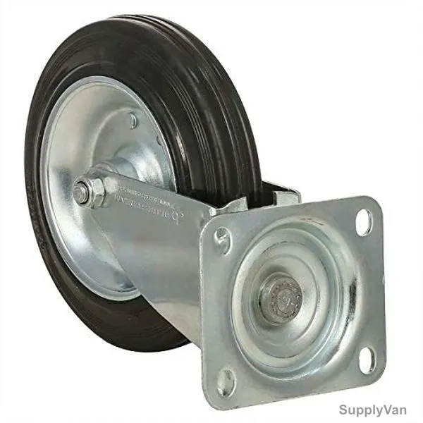Bluestream Castor Wheel without Break, Steel, Silver