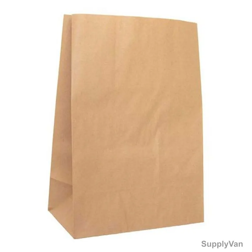 Heavy Duty Kraft Paper Bag, 66CM Length x 38CM Width x 11CM Depth, 20 Kg Capacity, Brown, 100 Pcs/Pack