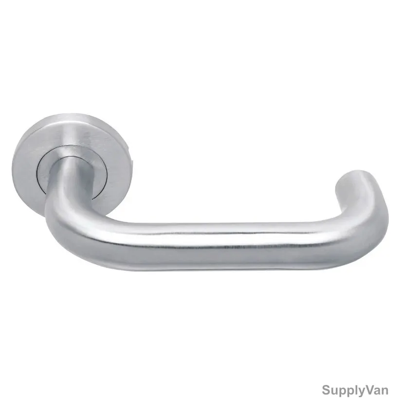 Dorfit Mortise Rose Lever Handle, DTTH001, Stainless Steel, 19MM Dia x 140MM Length, Satin — image 1