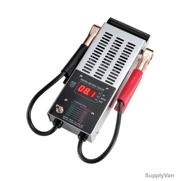 Trisco Battery Load Tester, R-510D, Digital, Stainless Steel