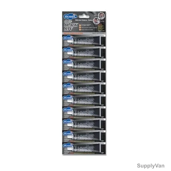 Bossil Gasket Maker, BS-801615V, Black, 15g x 10 Tubes