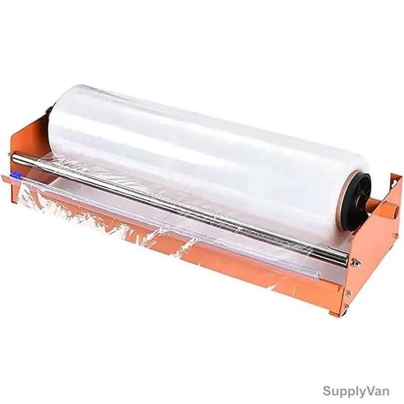 Stretch Film Dispenser With Cutter, 220MM Width x 640MM Length, Orange — image 1