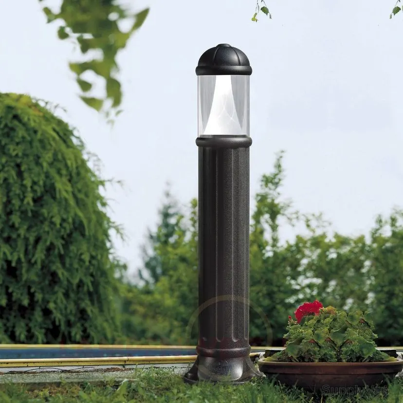 Fumagalli Bollard Light, Sauro, 10W, Black