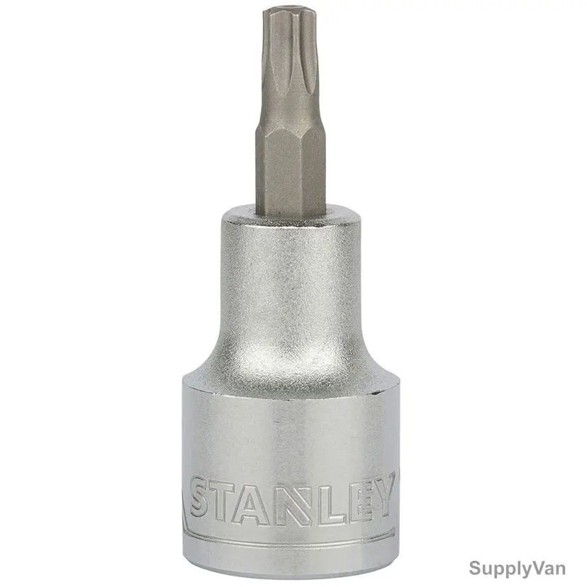 Stanley 4 Point Torx Bit Socket, STMT73392-8B, 1/2 Inch Drive, T30