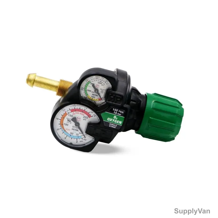 Victor Oxygen Gas Regulator, ESS4-125-992, Edge 2.0, 2 to 150 PSI — image 1