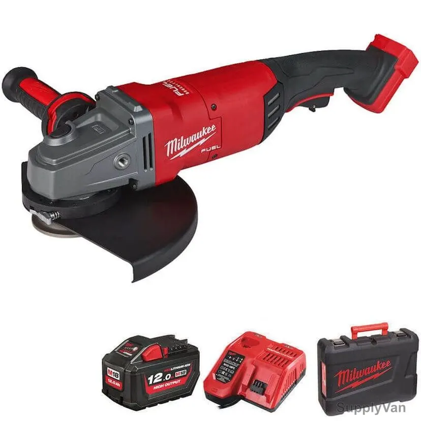 Milwaukee Large Braking Grinder With Paddle Switch, M18FLAG230XPDB-121C, Fuel, 230MM, 18V — image 1