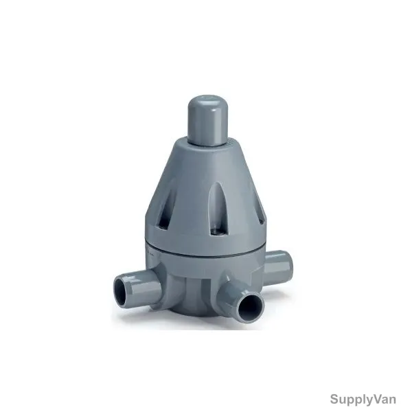 Effast Metric Solvent Welded Pressure Relief Valve, MDRMVP0630-E, PVC-U, 63MM