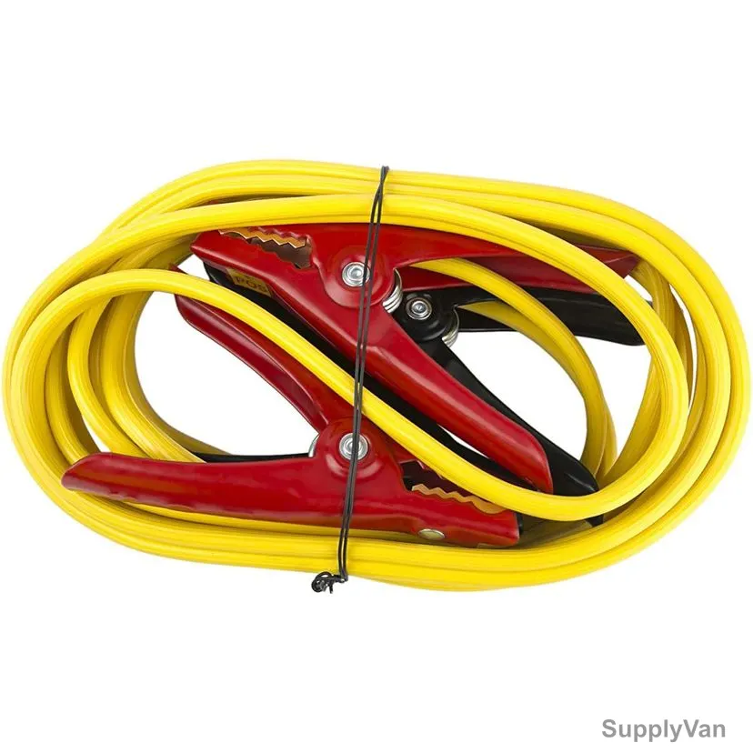 Emergency Booster Cable, 500A, 8 Gauge, Yellow
