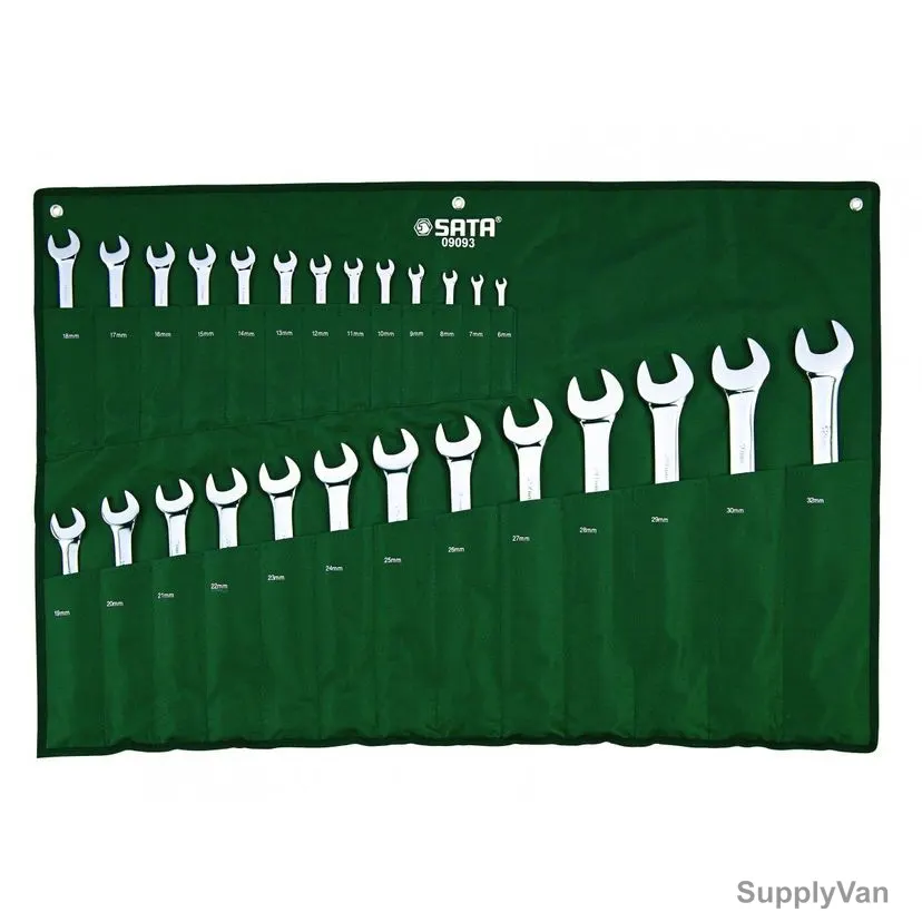 Sata Metric Combination Wrench Set, ST09093, 26 Pcs/Set