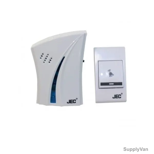JEC Wireless Door Bell, BR-1448, 3-4.5V, White