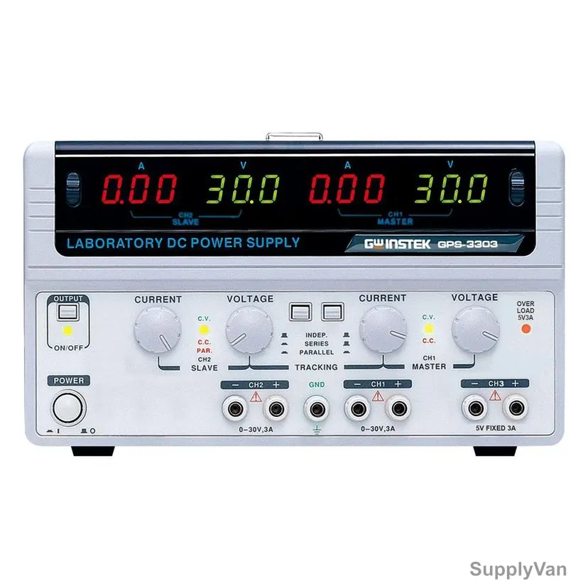 GW Instek Multi-Output DC Power Supply, GPS-3303, 3 Channel, 3A, 30VDC — image 1