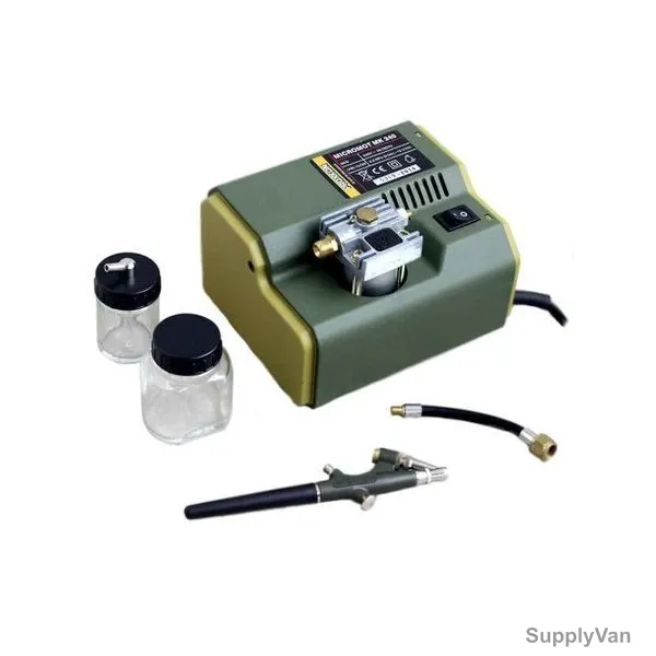 Proxxon Spray System With Compressor MK240, 27120, 85W