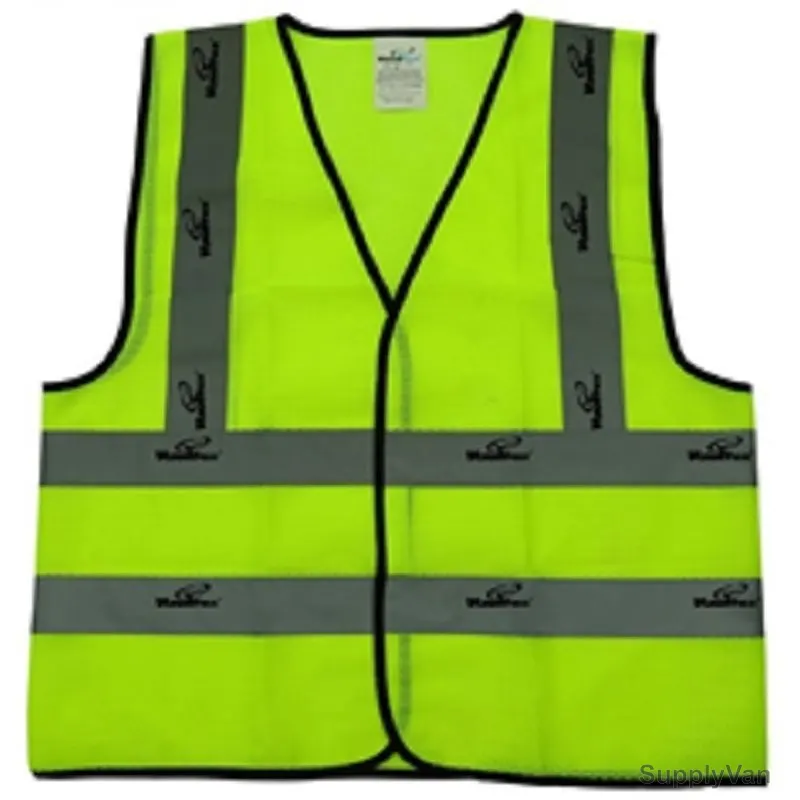 Vaultex Reflective Net Vest, IDN, 134 GSM, M, Yellow