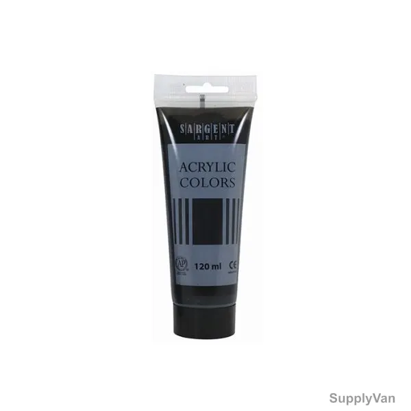 Sargent Art Acrylic Paint, SA23-0385, 120ml, Mars Black