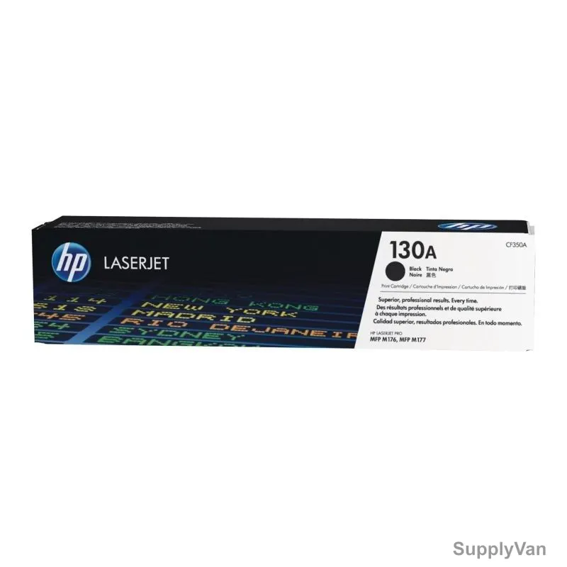 HP Original LaserJet Toner Cartridge, CF350A, 130A, Black