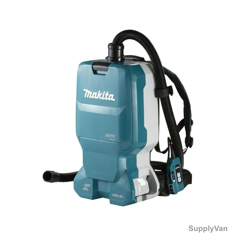 Makita Cordless Backpack Vacuum Cleaner, DVC665Z, 18V — image 1