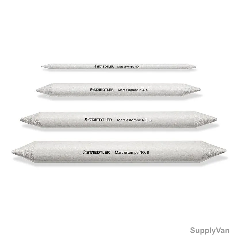 Staedtler Blending Stumps, ST-5426-SBK4, No 1-8, White, 4 Pcs/Set — image 1