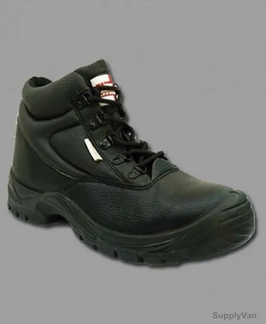 Workman Safety Shoes, SW02, Black, High Ankle