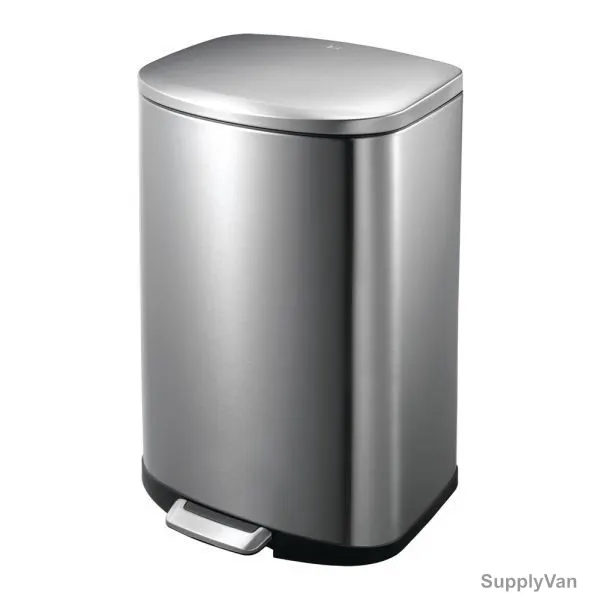 Eko Step Bin, ALEK9366MT-50L, 50 Litre, Metal Grey