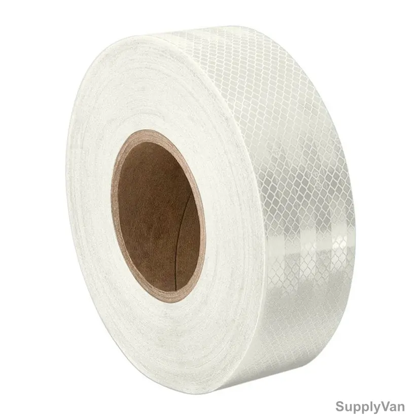 Fluorescent Reflective Tape, 72MM Width x 50 Mtrs Length, White