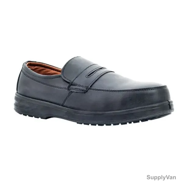 Vaultex Safety Shoes, M005-S3, Size38, Black, Low Ankle