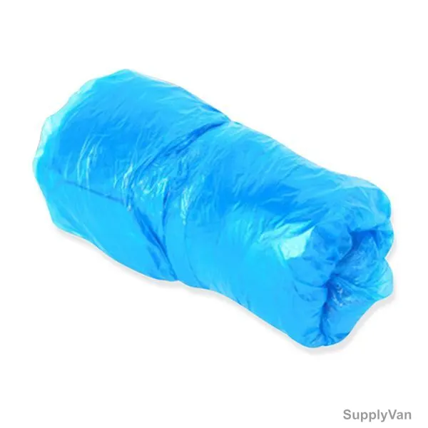 Kkmoon Disposable Shoe Cover, Plastic, 50 x 15CM, Blue, 100 Pcs/Pack — image 1