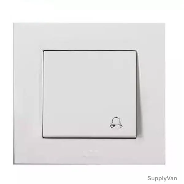 ABB Push Button Switch, AC429, PVC, 1 Gang, 10A