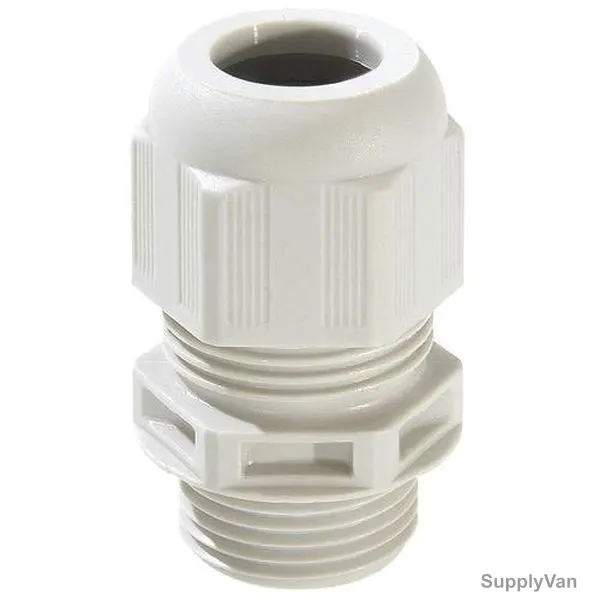 Adaptaflex Cable Gland With Locknut and Washer, 251-WH, M20, 10-14MM Dia