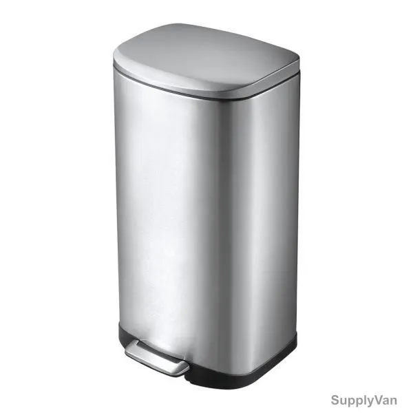 Eko Step Bin, ALEK9366MT-20L, 20 Litre, Metal Grey
