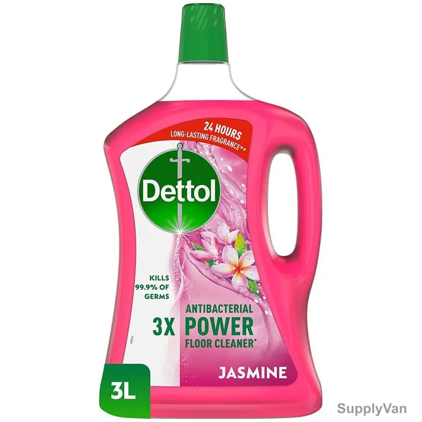 Dettol Antibacterial Power Floor Cleaner, Jasmine, 3 Ltrs — image 1