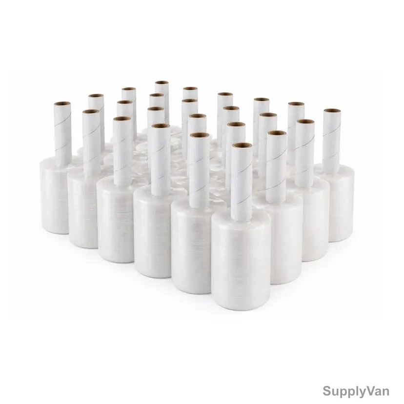 Stretch Flim, Polyethylene, 400GM Core, 10CM Width, Clear, 24 Pcs/Carton — image 1