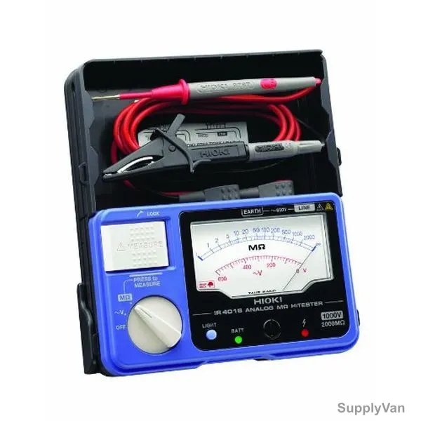 Hioki Analog Insulation Tester, IR4018-20, 600V