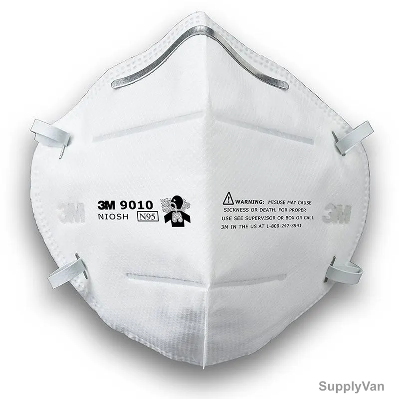 3M Particulate Respirator, 3M9010, Respirator N95, White
