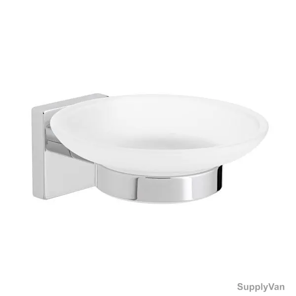 Vado Soap Dish and Holder, Bokx, Wall Mounted, Chrome, Silver — image 1