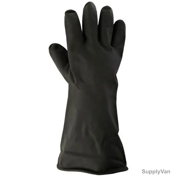 Chemical Working Gloves, Black