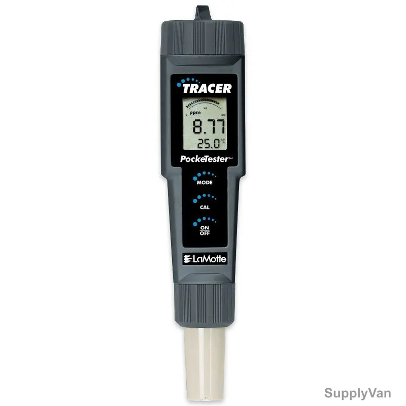 Lamotte Total Chlorine Tracer PockeTester, 1740, LCD, 0 to 9.99 ppm, 0 to 50 Deg.C