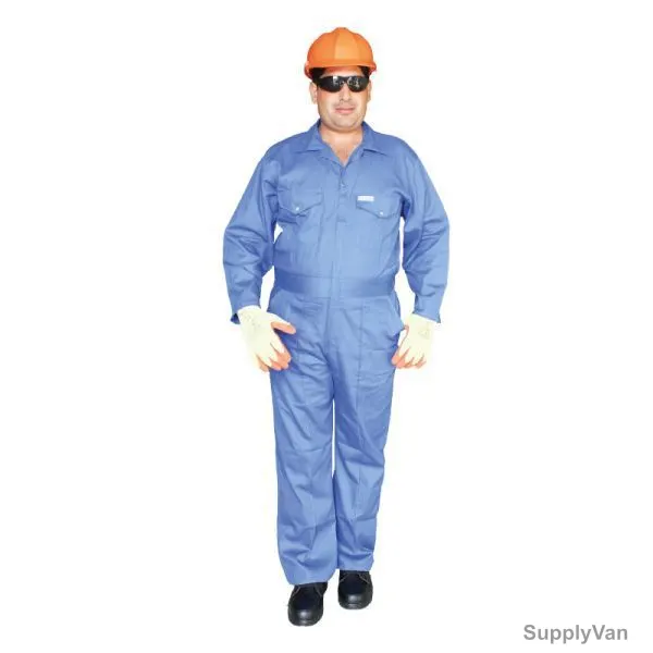 Workland Coverall, W100, 190GSM, 2XL, Petrol Blue