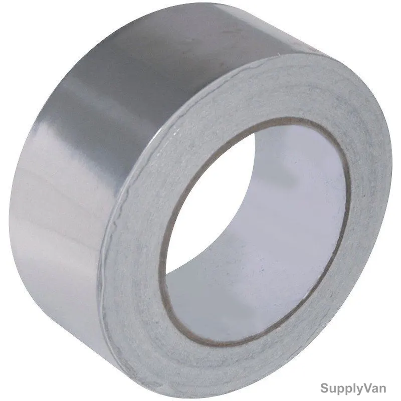Pinnacle Aluminium Foil Tape, 48MM x 18 Mtrs, Silver, 24 Pcs/Pack